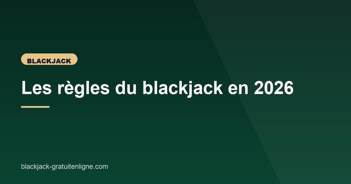 Illustration de l'article consacré aux règles du blackjack